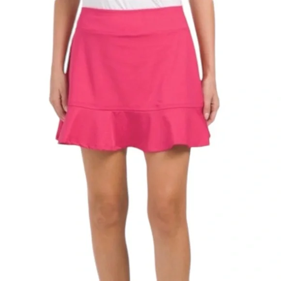 Tommy Bahama Golf Skort Hot Pink Ruffle Hem Women's size XL NWT - Picture 1 of 8